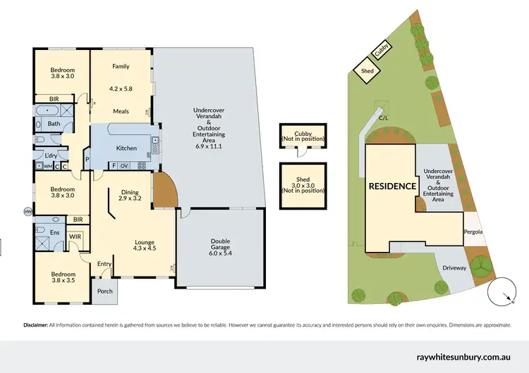Floorplan of Homely house listing, 16 Sunnypark Close, Gisborne VIC 3437