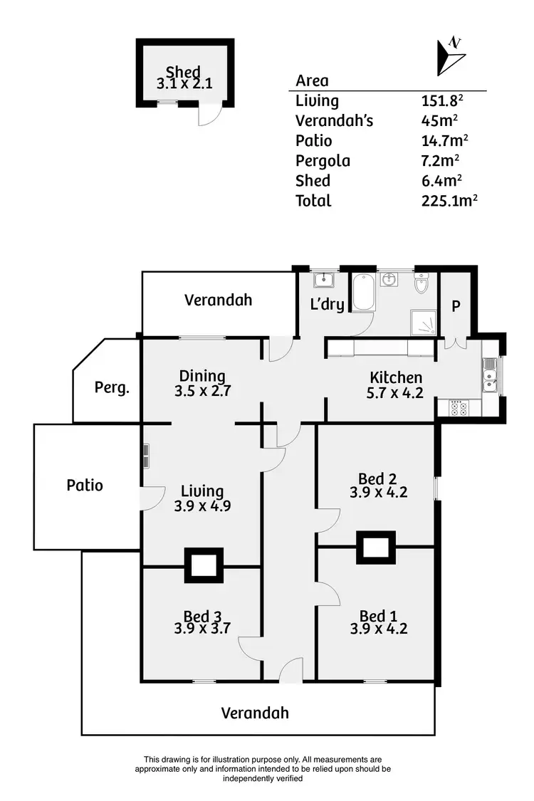 Floorplan of Homely house listing, 14 Coronation Road, Strathalbyn SA 5255