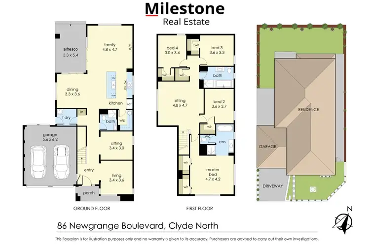 Floorplan of Homely house listing, 86 Newgrange Boulevard, Clyde North VIC 3978