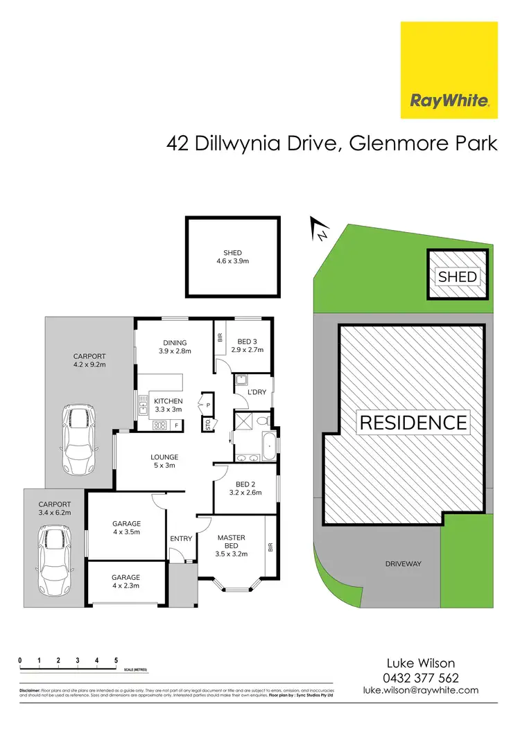 Floorplan of Homely house listing, 42 Dillwynia Drive, Glenmore Park NSW 2745