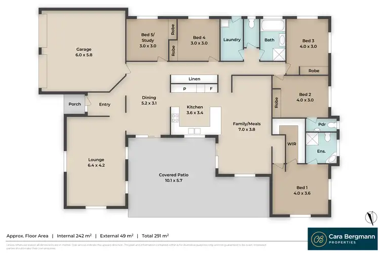 Floorplan of Homely house listing, 6 Connelly Court, Albany Creek QLD 4035