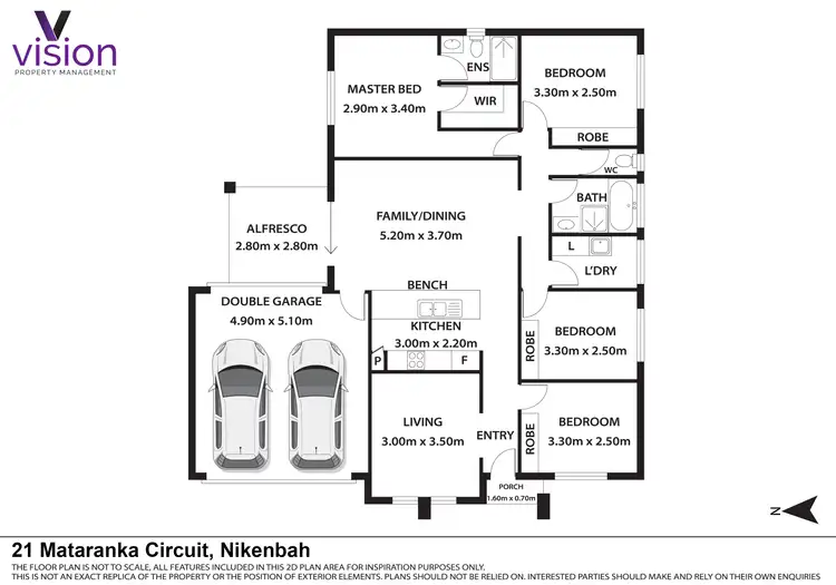 Floorplan of Homely house listing, 21 Mataranka Circuit, Nikenbah QLD 4655