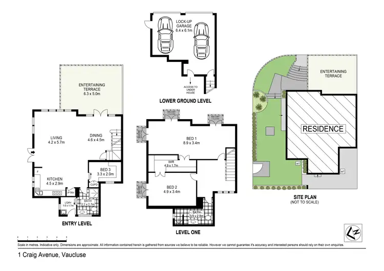 Floorplan of Homely house listing, 1 Craig Avenue, Vaucluse NSW 2030