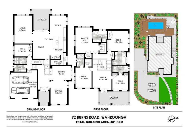 Floorplan of Homely house listing, 92 Burns Road, Wahroonga NSW 2076