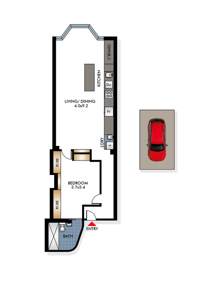 Floorplan of Homely apartment listing, 111/152 Campbell Parade, Bondi Beach NSW 2026