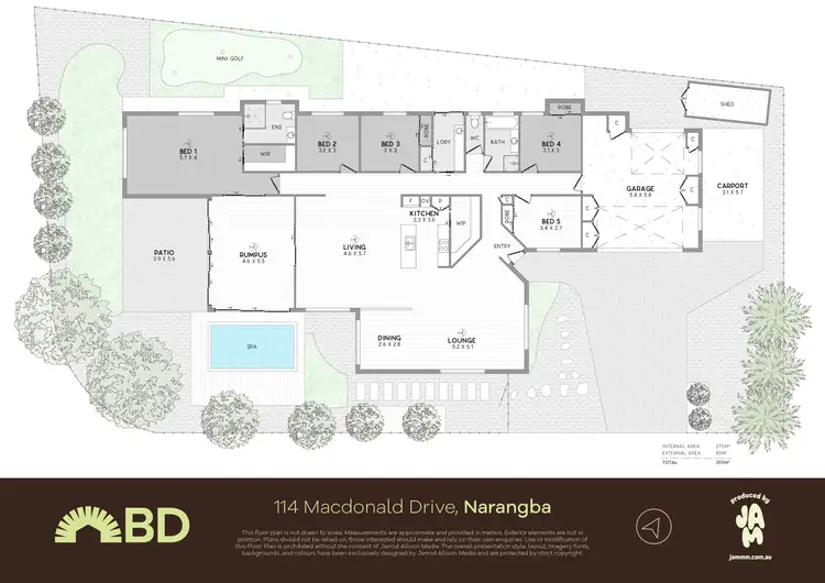 Floorplan of Homely house listing, 114 Macdonald Drive, Narangba QLD 4504