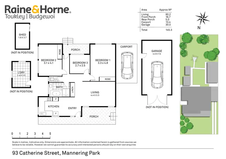 Floorplan of Homely house listing, 93 Catherine Street, Mannering Park NSW 2259