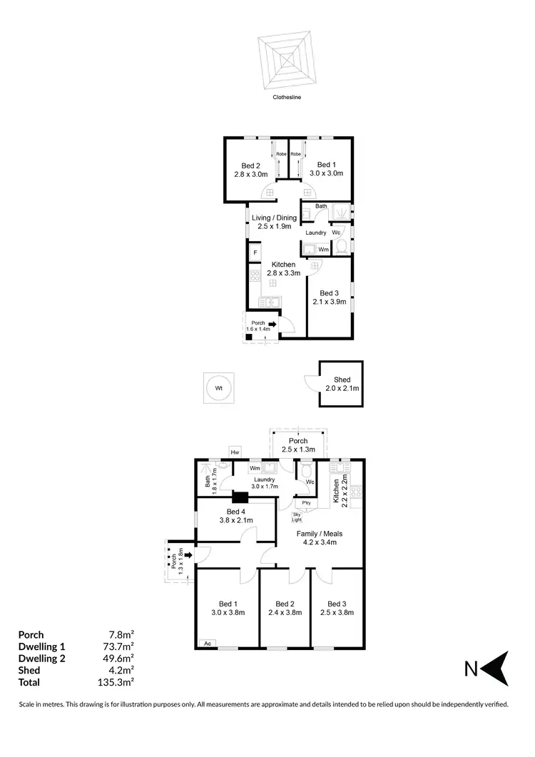 Floorplan of Homely house listing, 4 Nelson Street, Kilburn SA 5084