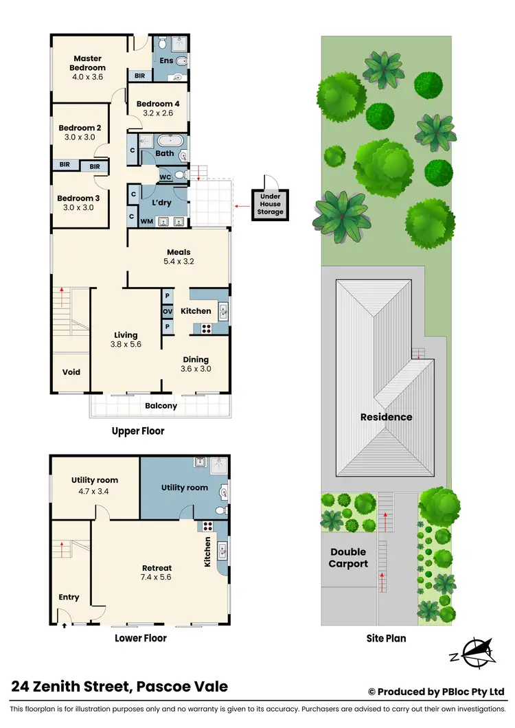Floorplan of Homely house listing, 24 Zenith Street, Pascoe Vale VIC 3044
