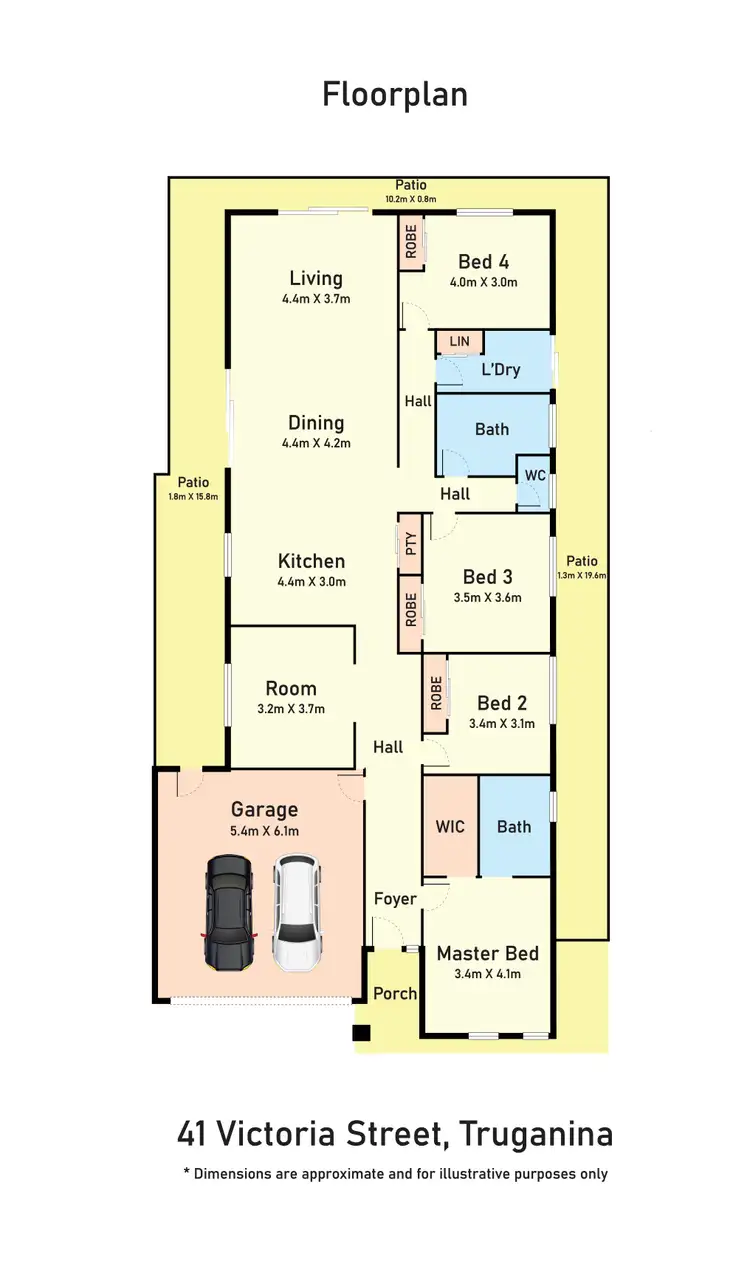 Floorplan of Homely house listing, 41 Victoria Street, Truganina VIC 3029
