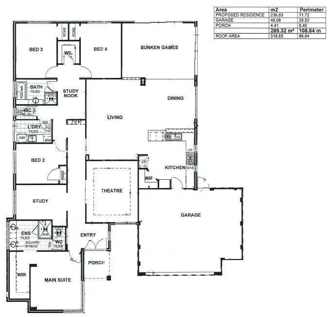 Floorplan of Homely house listing, 14 Dearden Road, Byford WA 6122