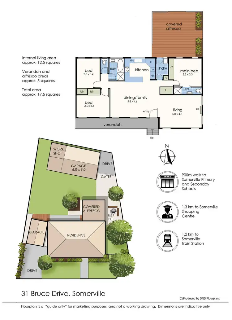 Floorplan of Homely house listing, 31 Bruce Drive, Somerville VIC 3912