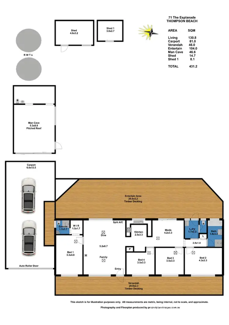 Floorplan of Homely house listing, 71 The Esplanade, Thompson Beach SA 5501