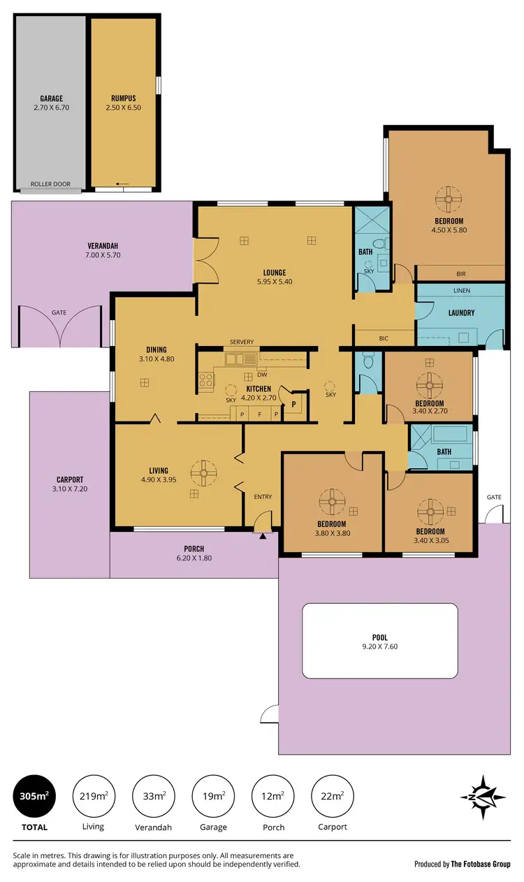 Floorplan of Homely house listing, 4 Jeffrey Avenue, Warradale SA 5046