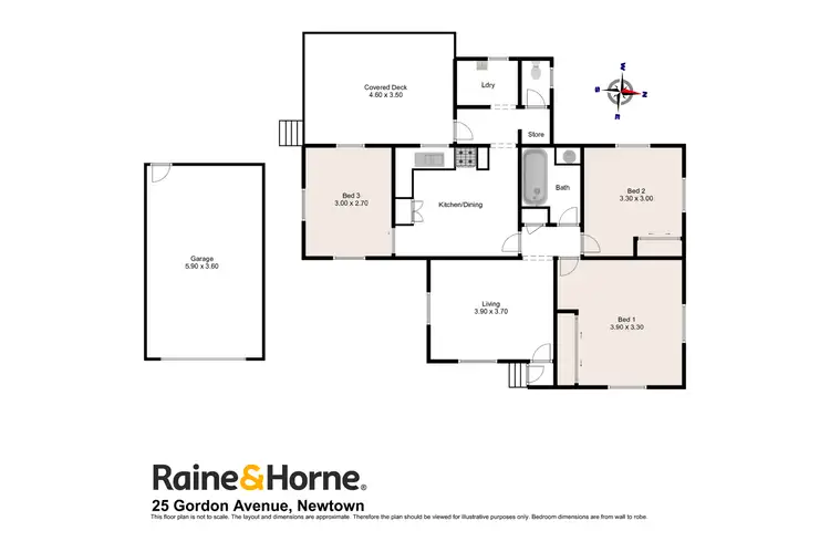 Floorplan of Homely house listing, 25 Gordon Avenue, Newtown QLD 4350