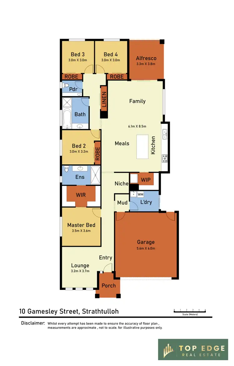 Floorplan of Homely house listing, 10 Gamesley Street, Strathtulloh VIC 3338