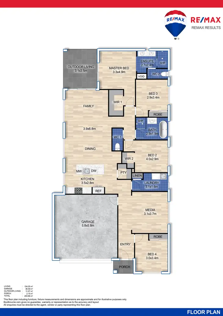 Floorplan of Homely house listing, 31 Brendan Way, Victoria Point QLD 4165