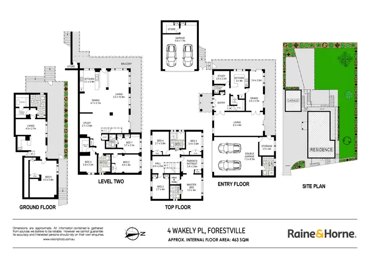 Floorplan of Homely house listing, 4 Wakely Place, Forestville NSW 2087