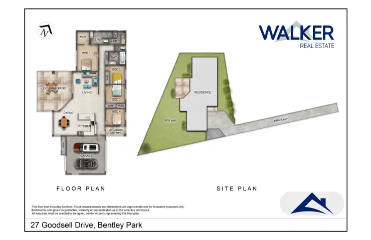 Floorplan of Homely house listing, 27 Goodsell Drive, Bentley Park QLD 4869