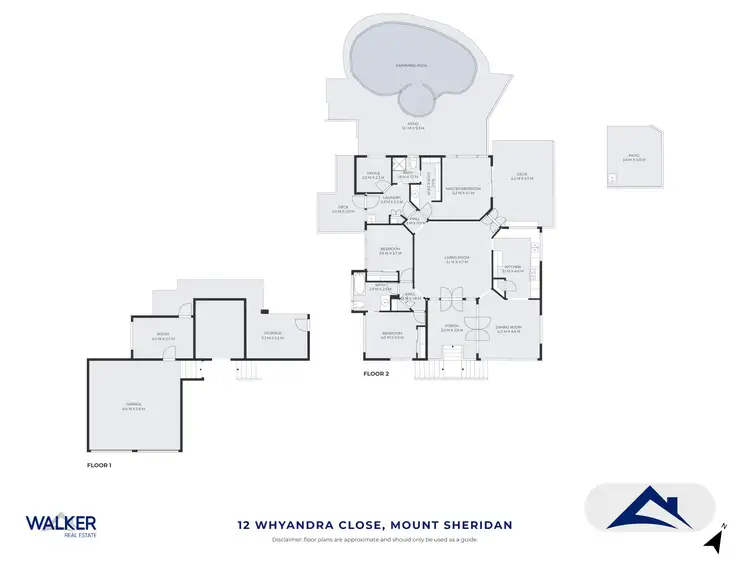 Floorplan of Homely house listing, 12 Whyandra Close, Mount Sheridan QLD 4868