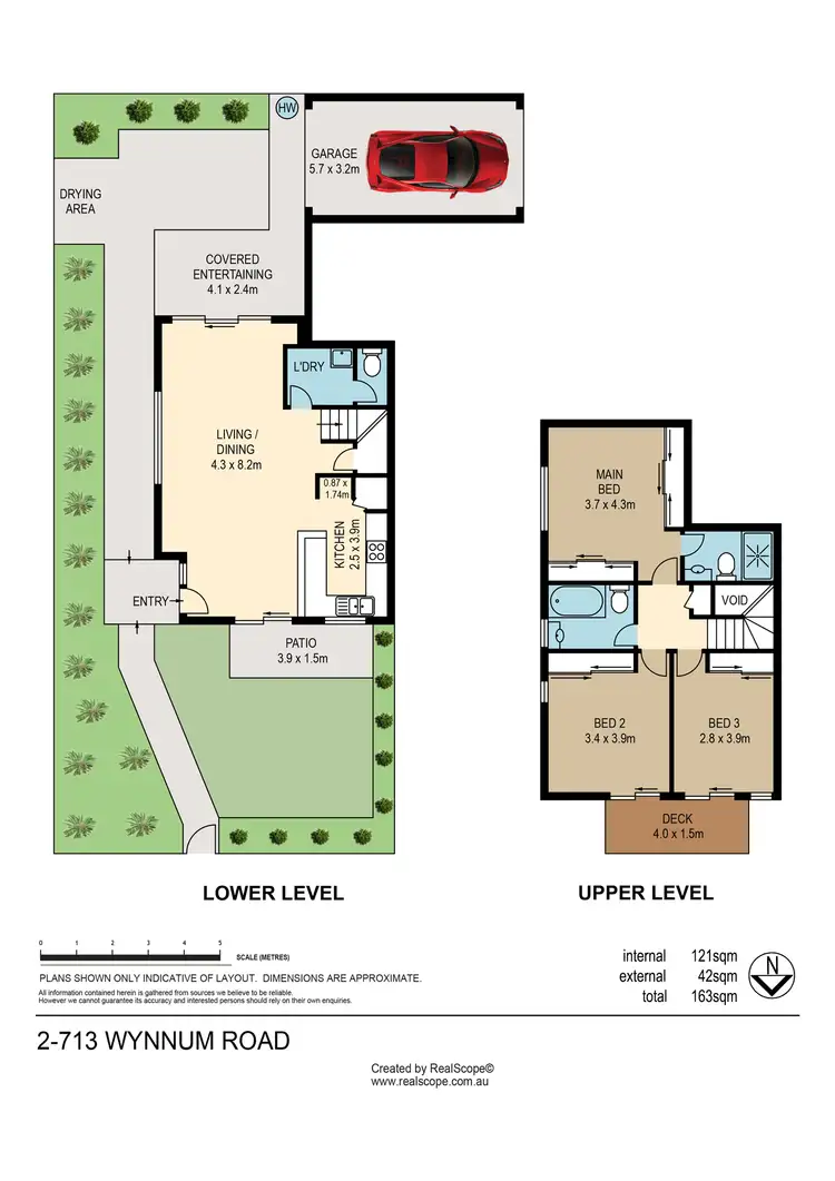 Floorplan of Homely townhouse listing, 2/713 Wynnum Road, Morningside QLD 4170