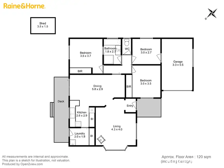 Floorplan of Homely house listing, 6 Greenhaven Court, Sorell TAS 7172
