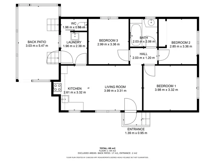 Floorplan of Homely house listing, 24 Mangan Street, Tongala VIC 3621