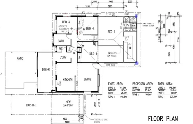 Floorplan of Homely house listing, 47 Jensen Road, Caboolture QLD 4510