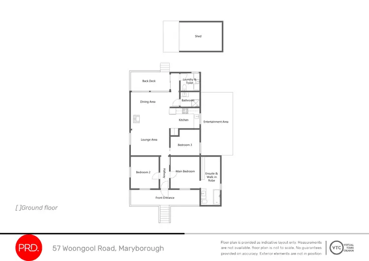 Floorplan of Homely house listing, 57 Woongool Road, Tinana QLD 4650