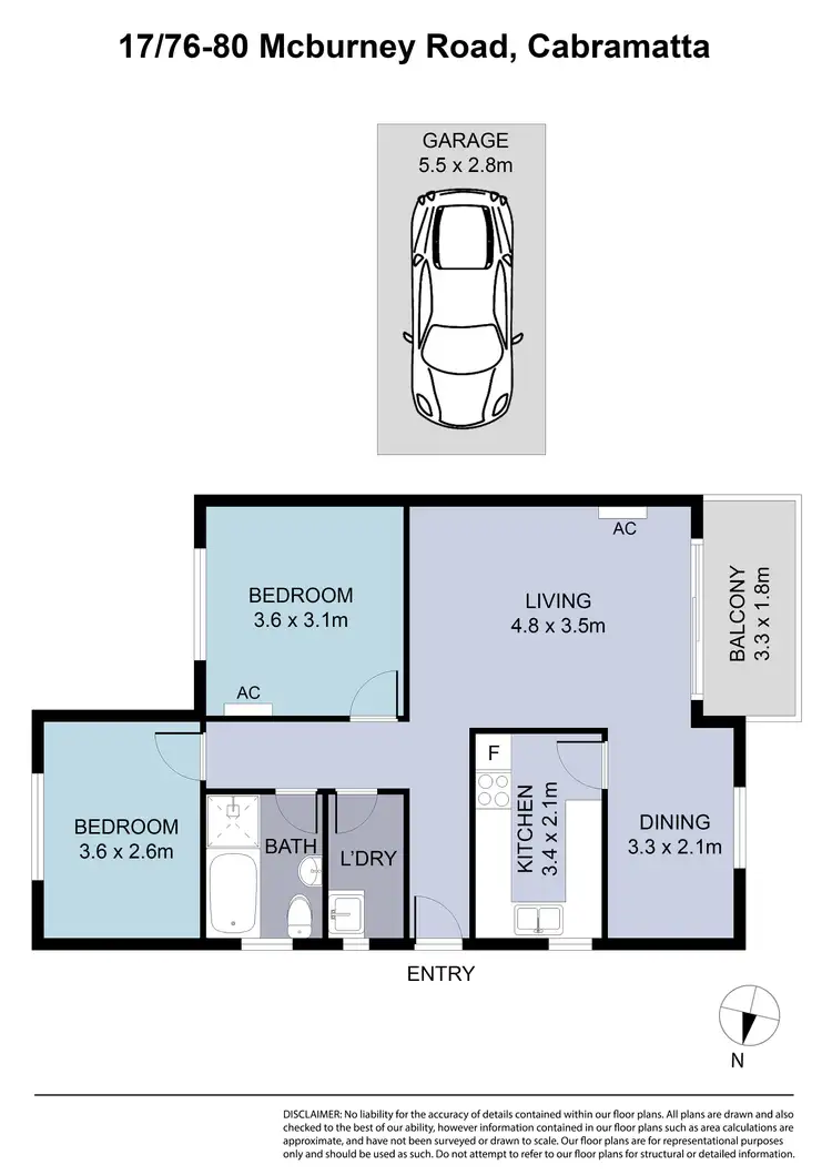 Floorplan of Homely apartment listing, 17/76-80 Mcburney Road, Cabramatta NSW 2166