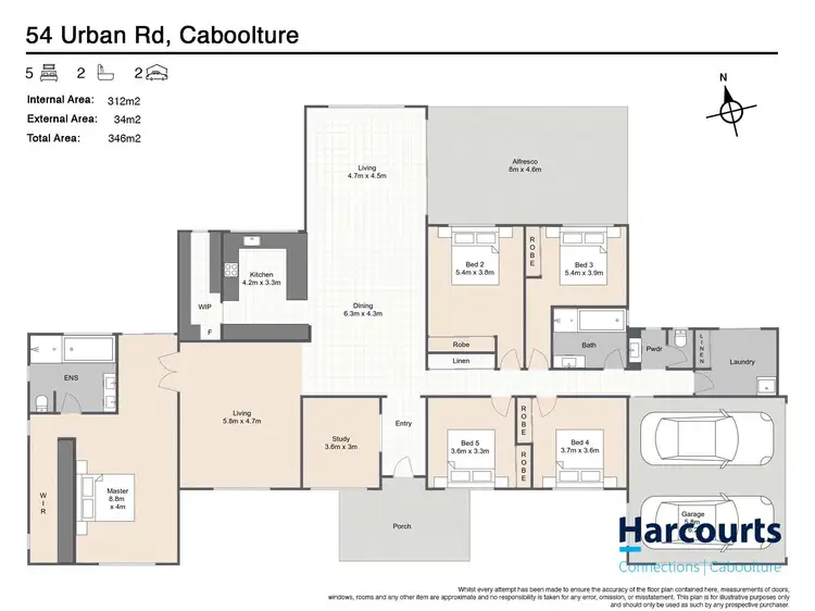 Floorplan of Homely house listing, 54 Urban Road, Caboolture QLD 4510