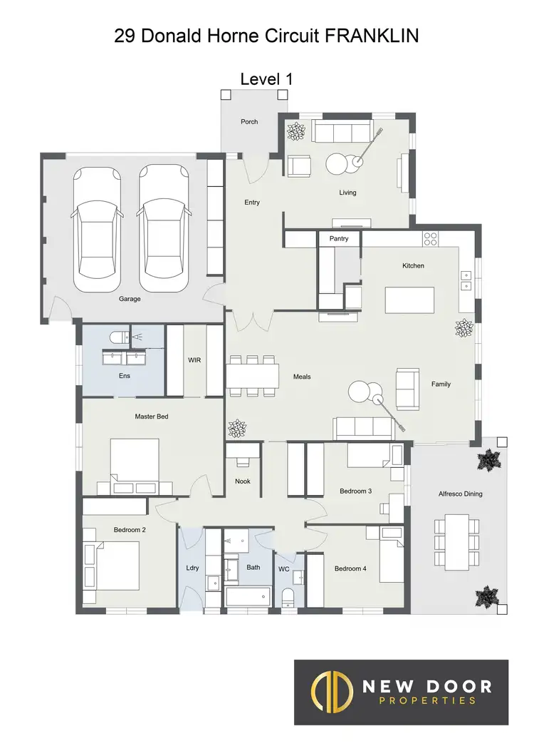 Floorplan of Homely house listing, 29 Donald Horne Circuit, Franklin ACT 2913