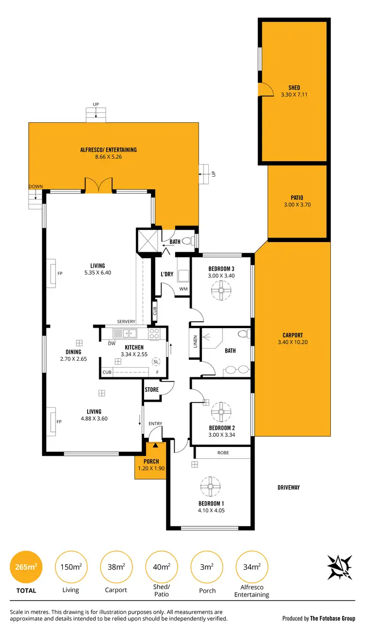 Floorplan of Homely house listing, 1 Chase Grove, Vale Park SA 5081