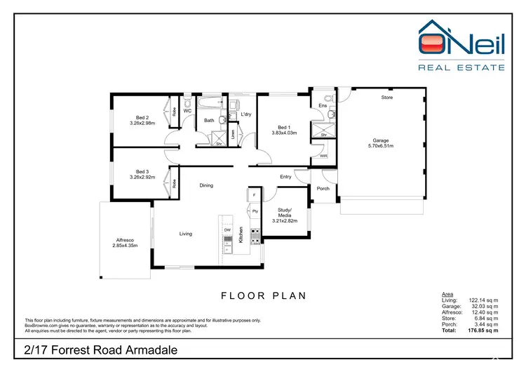 Floorplan of Homely house listing, 2/17 Forrest Road, Armadale WA 6112