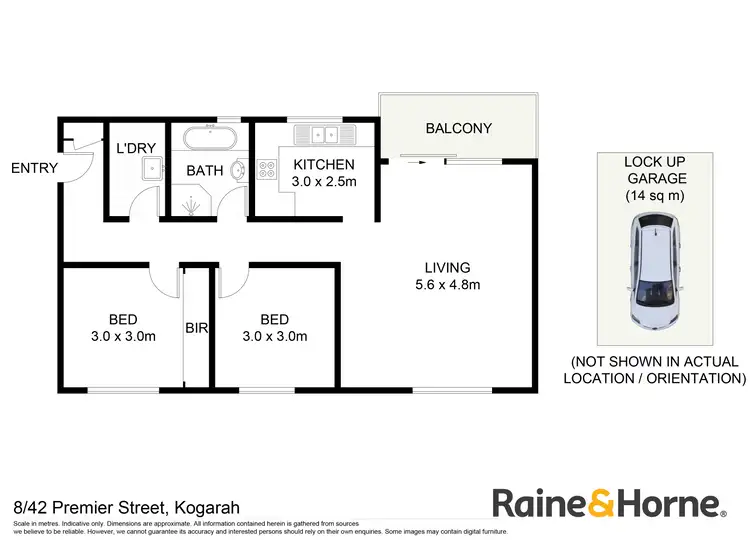 Floorplan of Homely unit listing, 8/42 Premier Street, Kogarah NSW 2217