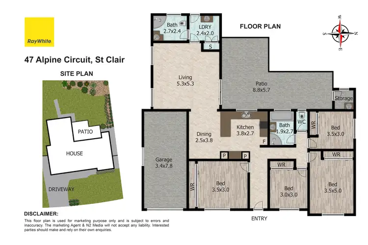 Floorplan of Homely house listing, 47 Alpine Circuit, St Clair NSW 2759