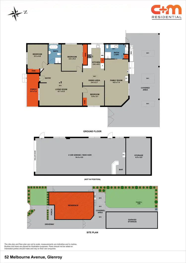 Floorplan of Homely house listing, 52 Melbourne Avenue, Glenroy VIC 3046