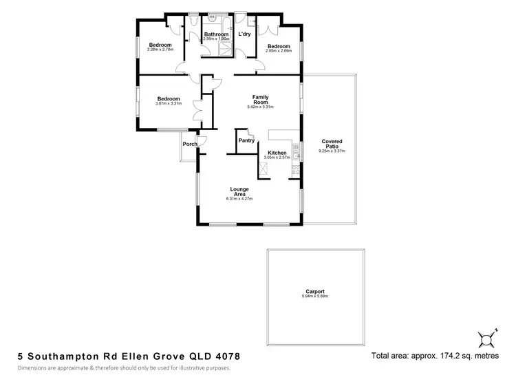 Floorplan of Homely house listing, 25 Southampton Road, Ellen Grove QLD 4078