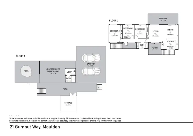 Floorplan of Homely house listing, 21 Gumnut Way, Moulden NT 830