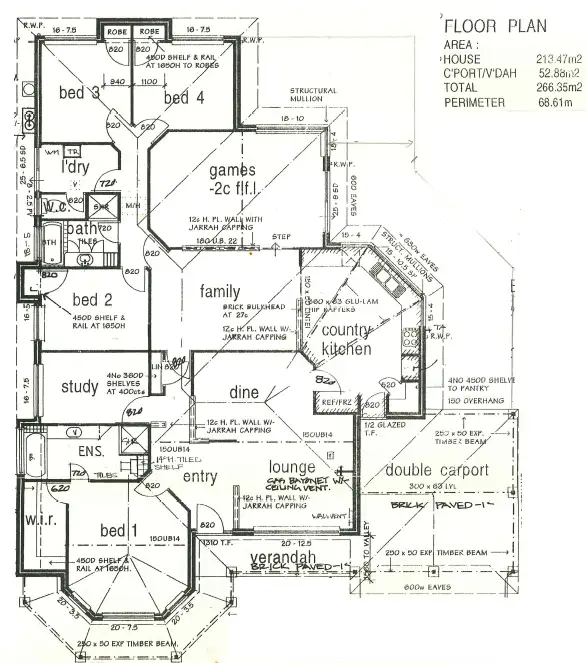 Floorplan of Homely house listing, 15 White Gum Rise, Byford WA 6122