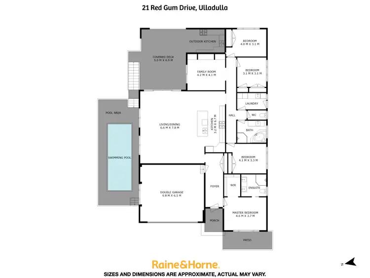 Floorplan of Homely house listing, 21 Red Gum Drive, Ulladulla NSW 2539