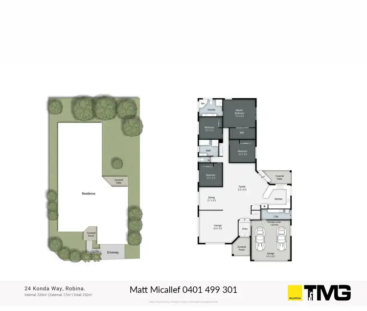 Floorplan of Homely house listing, 24 Konda Way, Robina QLD 4226