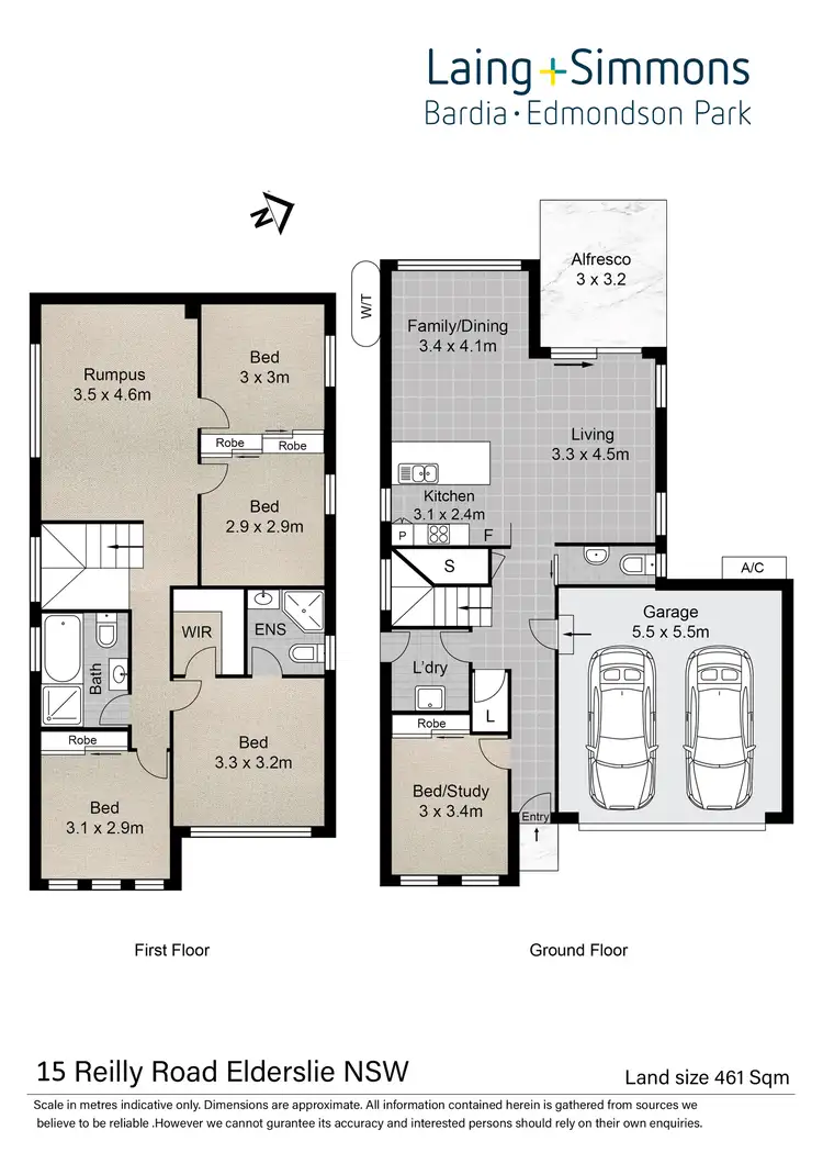 Floorplan of Homely house listing, 15 Reilly Road, Elderslie NSW 2570