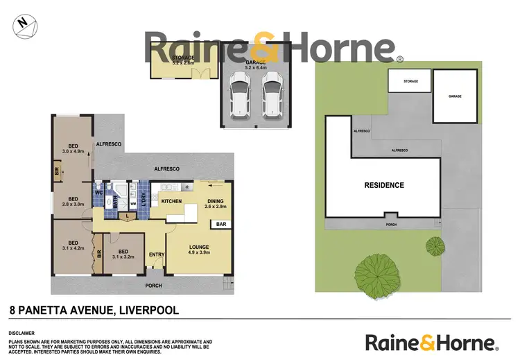 Floorplan of Homely house listing, 8 Panetta Avenue, Liverpool NSW 2170