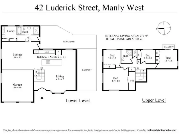 Floorplan of Homely house listing, 42 Luderick Street, Manly West QLD 4179
