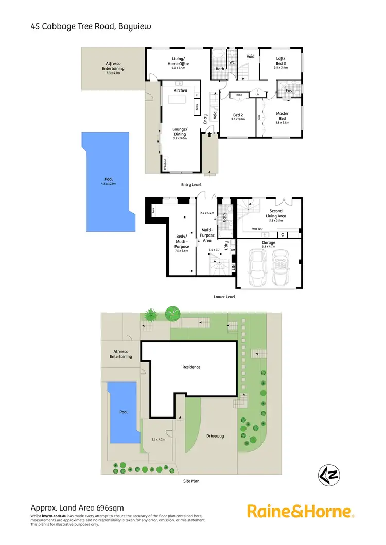 Floorplan of Homely house listing, 45 Cabbage Tree Road, Bayview NSW 2104