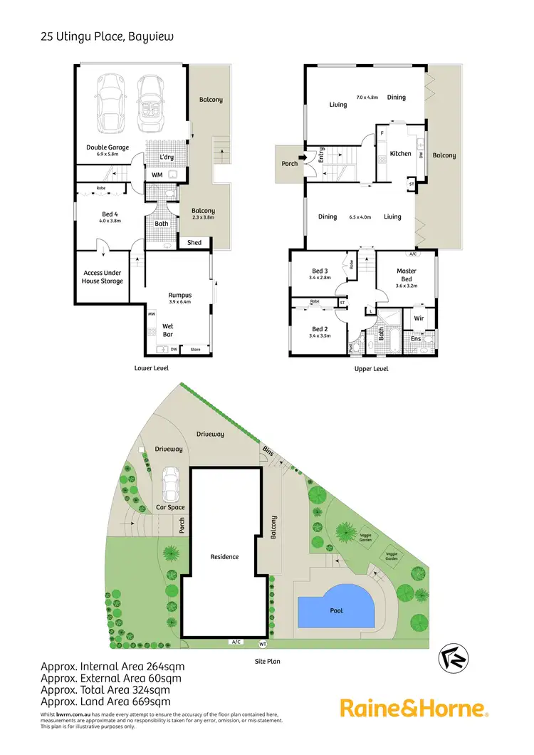 Floorplan of Homely house listing, 25 Utingu Place, Bayview NSW 2104