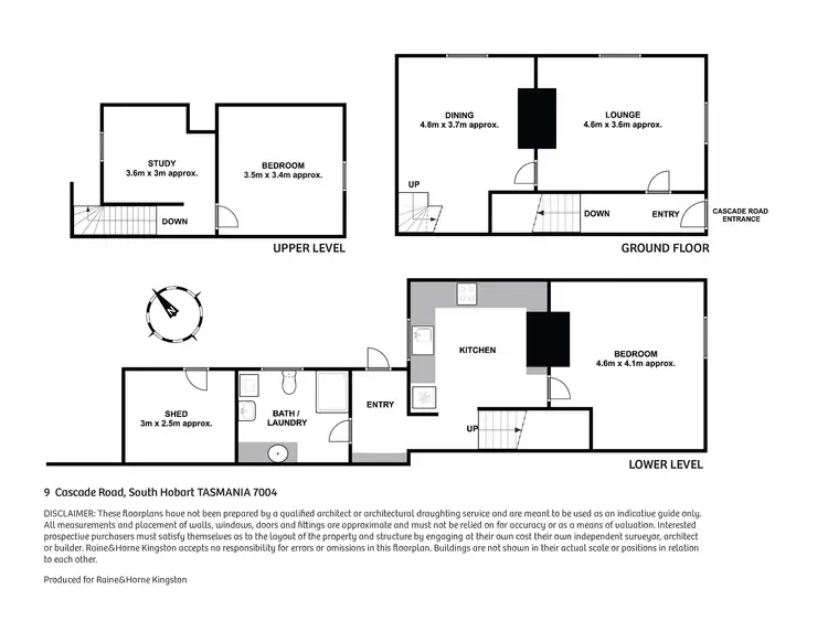 Floorplan of Homely house listing, 9 Cascade Road, South Hobart TAS 7004