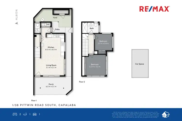 Floorplan of Homely house listing, 1/38 Pittwin Road, Capalaba QLD 4157