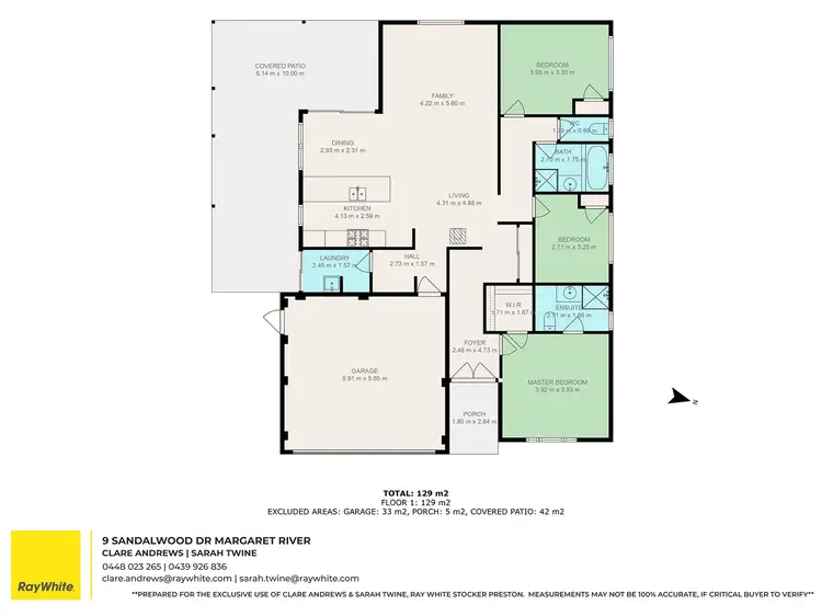 Floorplan of Homely house listing, 9 Sandalwood Drive, Margaret River WA 6285